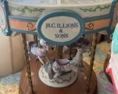 The American Carousel by Tobin Fraley M.C. Illions & Sons Porcelain - 2 different styles; 