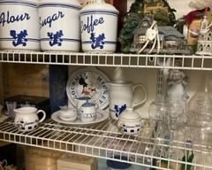 Disney Kitchen ware; Canisters Sugar/Creamer; cutting board; Lenox Christmas candle lamps (2 in box)