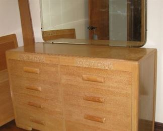 Dresser with mirror
