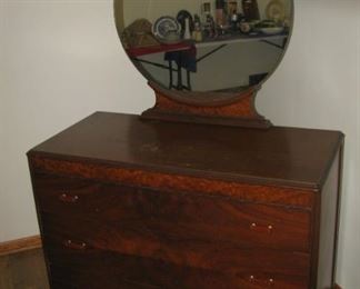 Dresser with mirror