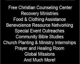 Your support is appreciated! Together we are changing our communities one relationship at a time. We provide free Christian counseling to anyone in need, our food pantry is currently feeding over 100 families a month.
