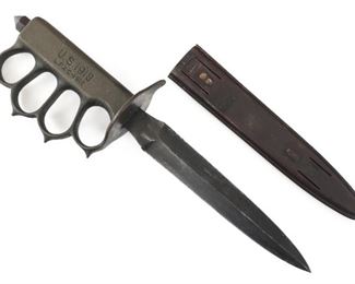 WWI US ARMY AEF MODEL 1918 LFC TRENCH KNIFE