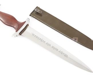 WWII GERMAN NPEA STUDENT DAGGER KARL BURGSMULLER