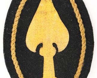 WWII OSS SOE SPEARHEAD THEATER MADE PATCH