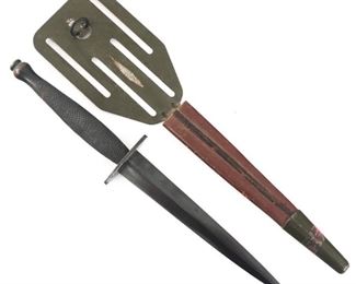 WWII US OSS STILETTO PANCAKE FLIPPER KNIFE