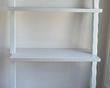 Room and Board Slanted White Bookshelf measuring 27" x 12" x 86"