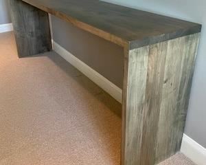 Simply stunning! This Sensational Sofa Table measures 96x20x36 inches