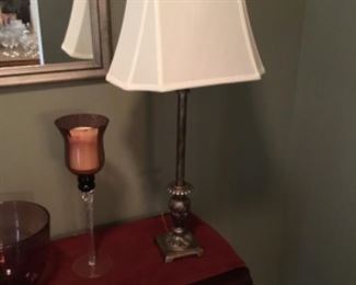 Lamp on entry table