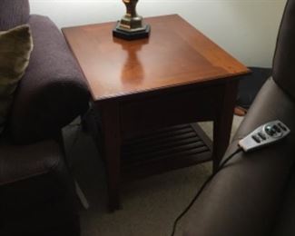 End Table with lamp