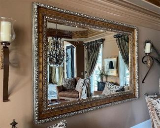 7 ft wide by 5’3” tall beautiful mirror