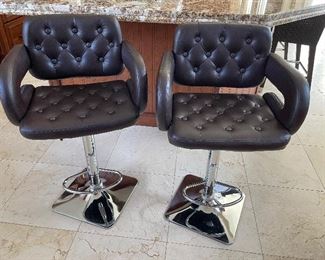 4 total counter height bar stools (two not pictured)