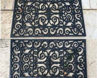 metal door mats