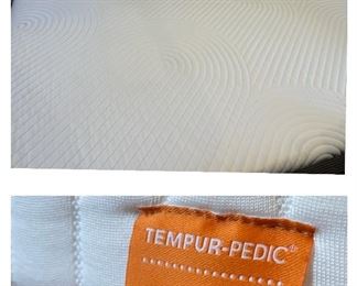 King size Tempur-pedic memory foam mattress and box spring, only used in a guest room