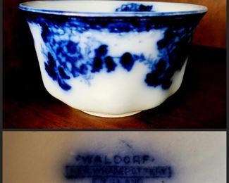 Antique Flow Bue bowl $29