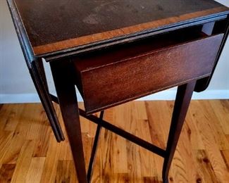Antique mahogany Pembroke work table $95 or bid #10