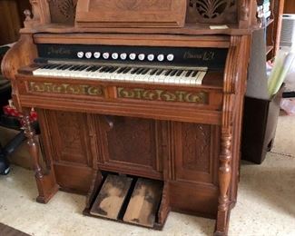 Old pump organ works