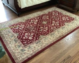 Rug measures 5 x 8.  Has been professionally cleaned. Presale $150
