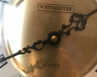 #23	Westminister Quartz Battery Operated Wall Clock - 12" x 4" x 28"T	 $45.00 
