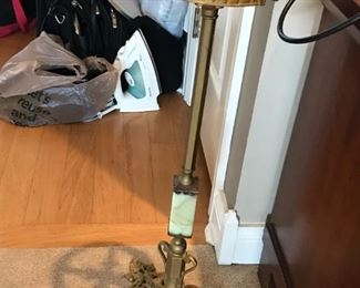 #33	Brass/Marble Ash Tray Stand w/o ash tray itself- 26" Tall	 $40.00 
