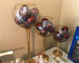 #79	Set of 3 Glass Globes 	 $20.00 
