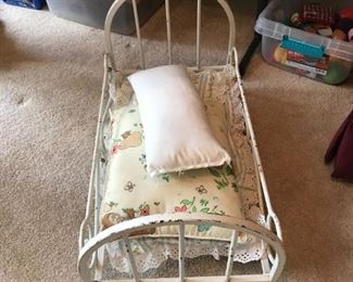 #88	Toys	Metal White Doll Bed - 23x13x13	 $20.00 
