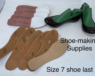 Shoe-making supplies, lot for $15