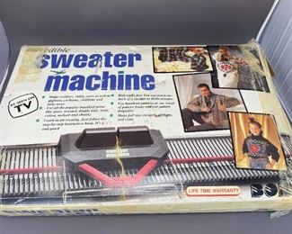 Vintage sweater machine $50