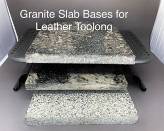 Granite slabs $20 each, used for leather tooling.