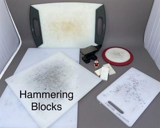 Large hammering block