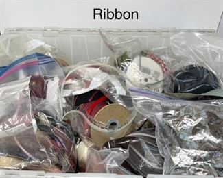 Ribbon sold in bulk by the pound.