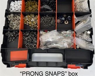 Lot of prong snaps (goes with sew-in snaps). 