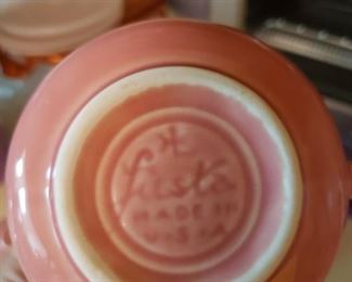 Fiesta cream and sugar set