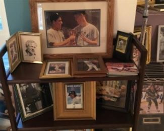 Framed Sports pics 