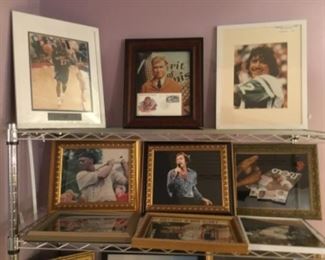 Framed Sports pics 