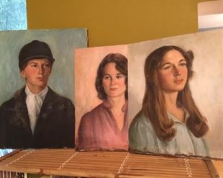 original oils painted by the home owner