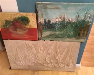 original oils painted by the home owner