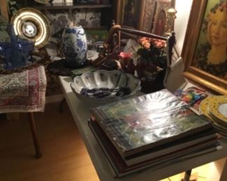 Home goods, coffee table books