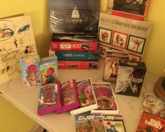 Back in time toys/games/videos/movies