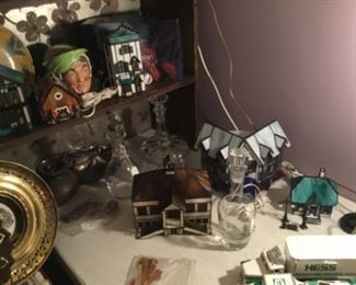 Stained glass houses and home decor