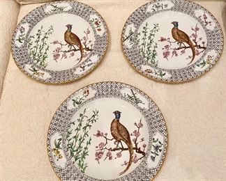 Royal Worcester Pheasant Plates C1908