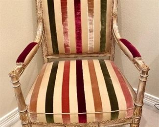 Vintage Armed Chair by "Brunschwig & Fils"