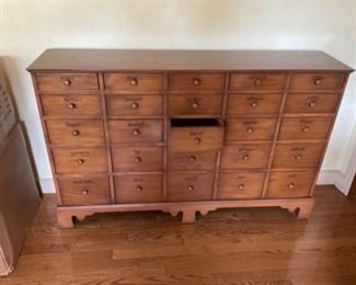 REPRODUCTION SPICE CABINET.   $ 350.00