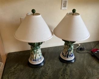 PAIR OF DECOR LAMPS. $ 65.00