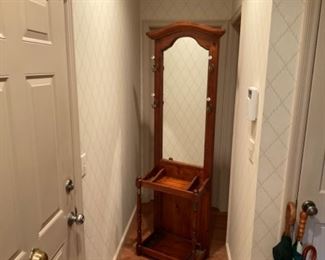 HALL TREE/MIRROR. $ 125.00