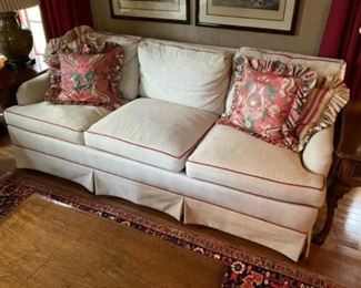 SOFA AND LOVE SEAT. $450.00 SET