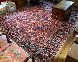 CRAPET. 11 FT BY 95 IN. BEAUTIFUL COLORS $ 450.00