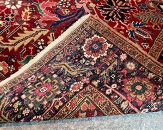 LARGE COLORFUL CARPET. 