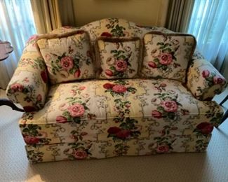 FLORAL LOVE SEAT $ 175.00