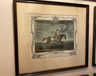 WONDERFUL HORSE PRINTS  5 IN THE SET $ 125.00