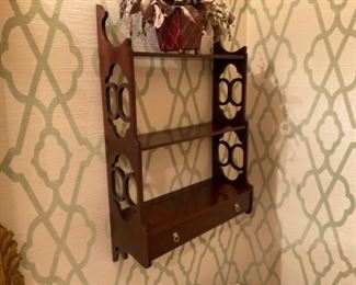 WALL PLATE RACK $ 45.00